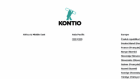 What Kontio.net website looked like in 2018 (5 years ago)