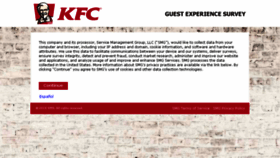 What Kfcgrenadasurvey.com website looked like in 2018 (5 years ago)