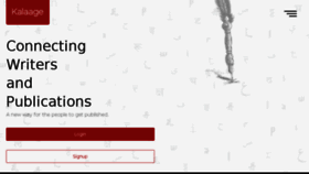 What Kalaage.net website looked like in 2018 (7 years ago)