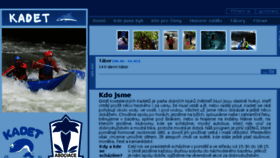 What Kadet-ck.cz website looked like in 2018 (5 years ago)