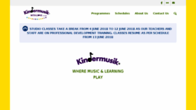 What Kindermusikwithlovestudios.com.sg website looked like in 2018 (5 years ago)