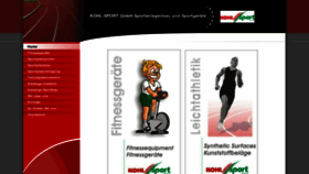 What Kohl-sport.de website looked like in 2018 (5 years ago)