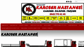 What Karoserhastanesi.com website looked like in 2018 (5 years ago)