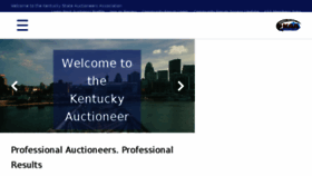 What Kentuckyauctioneers.org website looked like in 2018 (5 years ago)
