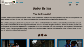 What Kuba-reisen.de website looked like in 2018 (5 years ago)