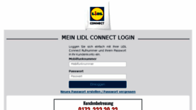 What Kundenkonto.lidl-connect.de website looked like in 2018 (5 years ago)
