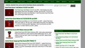 What Kiblatbola.com website looked like in 2018 (5 years ago)