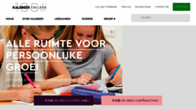 What Kalsbeek.nl website looked like in 2018 (5 years ago)
