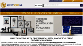 What Kunstkopie.nl website looked like in 2018 (5 years ago)