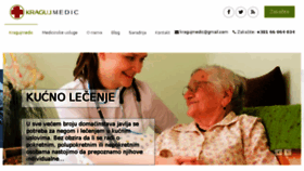 What Kragujmedic.rs website looked like in 2018 (5 years ago)
