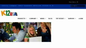 What K12us.com website looked like in 2018 (5 years ago)