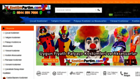 What Kostumpartim.com website looked like in 2018 (5 years ago)