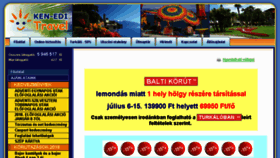 What Keneditravel.hu website looked like in 2018 (5 years ago)
