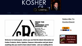 What Kosherquest.org website looked like in 2018 (5 years ago)