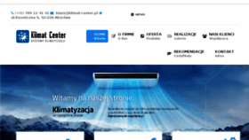 What Klimat-center.pl website looked like in 2018 (5 years ago)