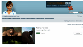 What Krankenversicherungforum.com website looked like in 2018 (5 years ago)