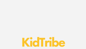 What Kidtribe.com website looked like in 2018 (5 years ago)