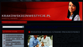 What Krakowskieinwestycje.pl website looked like in 2018 (5 years ago)