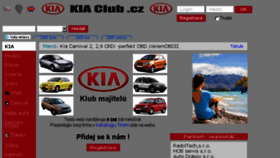 What Kiaclub.cz website looked like in 2018 (5 years ago)