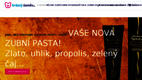 What Krasnyusmev.cz website looked like in 2018 (5 years ago)