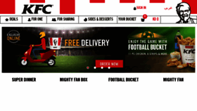 What Kfc.com.kw website looked like in 2018 (5 years ago)
