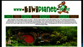 What Kiwiplanet.co.nz website looked like in 2018 (5 years ago)