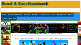 What Kunst-und-kunsthandwerk.de website looked like in 2018 (5 years ago)