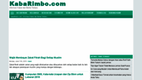What Kabarimbo.com website looked like in 2018 (5 years ago)