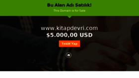What Kitapdevri.com website looked like in 2018 (5 years ago)