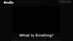 What Kindlingapp.com website looked like in 2018 (5 years ago)