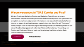 What Kundenportal.mitgas.de website looked like in 2018 (5 years ago)