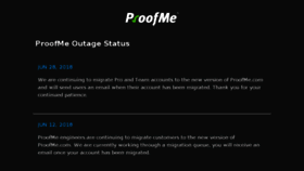 What Kbundb.proofme.com website looked like in 2018 (5 years ago)