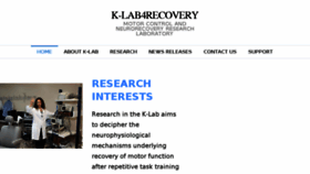 What Klab4recovery.org website looked like in 2018 (5 years ago)