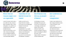 What Koncerna.nl website looked like in 2018 (5 years ago)