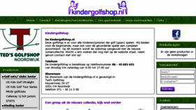 What Kindergolfshop.nl website looked like in 2018 (5 years ago)