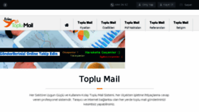 What Kolaytoplumail.com website looked like in 2018 (5 years ago)