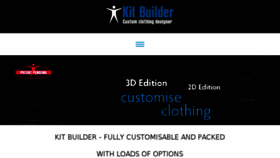What Kitbuilder.co.uk website looked like in 2018 (5 years ago)
