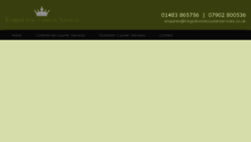 What Kingsdownecourierservices.co.uk website looked like in 2018 (8 years ago)