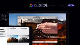 What Kaleidoscopeapp.com website looked like in 2018 (5 years ago)