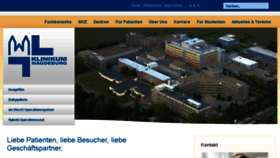What Klinikum-magdeburg.de website looked like in 2018 (5 years ago)