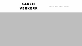 What Karlieverkerk.com website looked like in 2018 (5 years ago)