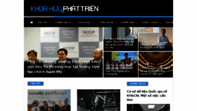 What Khoahocphattrien.com.vn website looked like in 2018 (5 years ago)
