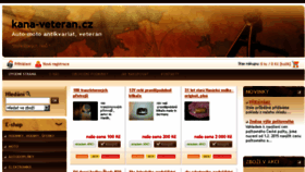 What Kana-veteran.cz website looked like in 2018 (5 years ago)