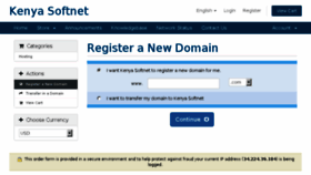 What Kenyasoftnet.com website looked like in 2018 (5 years ago)