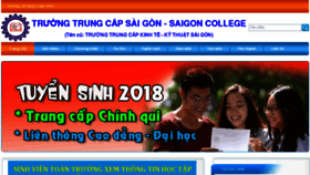 What Ktktsaigon.edu.vn website looked like in 2018 (5 years ago)