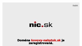 What Kovovy-nabytok.sk website looked like in 2018 (5 years ago)