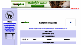 What Kattenshows.nl website looked like in 2018 (5 years ago)