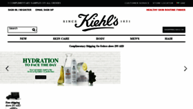 What Kiehls.ae website looked like in 2018 (5 years ago)