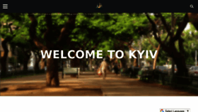 What Kiev4tourists.com website looked like in 2018 (5 years ago)