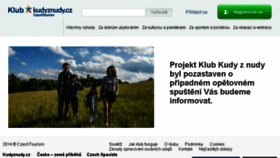 What Klubkudyznudy.cz website looked like in 2018 (5 years ago)